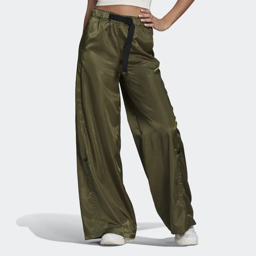 Adidas wide leg satin cargo - satin,