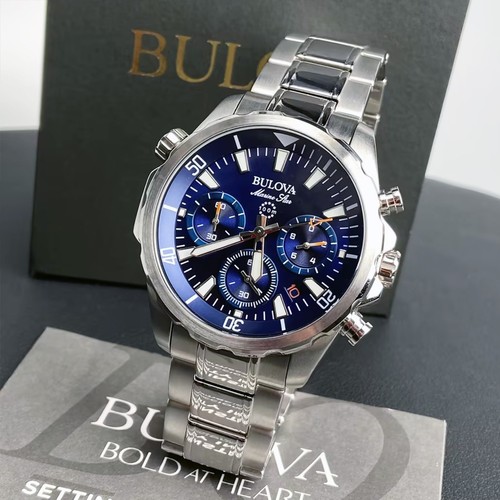 Men bulova marine star blue - marine,