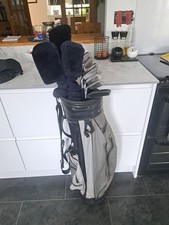 FULL SET OF MENS KENO ATTACK MIDSIZE CAVITY GRAPHITE GOLF CLUBS, RIGHT HANDED