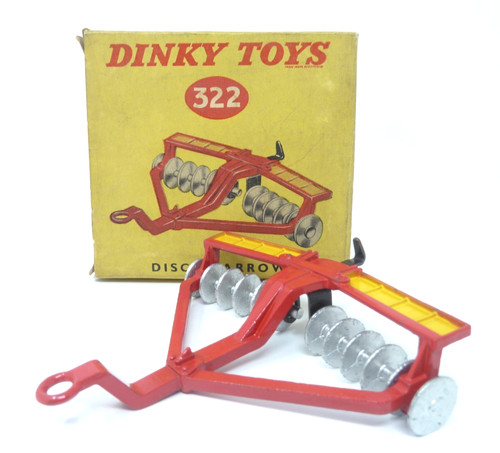 Dinky 322 disc harrow boxed - disc,