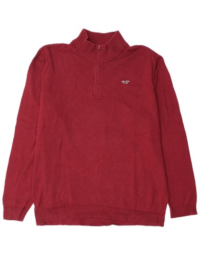 Hollister mens zip neck jumper - mens,