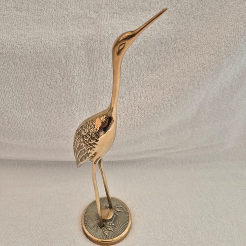 Vintage brass bird - bird, sculpture