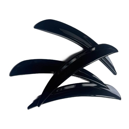 4pc black front rear - black, car