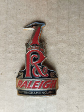 Original Raleigh Bicycle Head badge Head Tube Badge Old School Vintage Item
