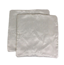 4 Set of Vogue Cushion Covers Cream Throw Pillow 43 x 43 cm -  New (Other) 