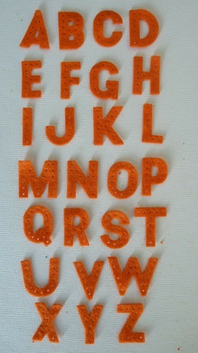 Felt alphabet set letters - set, 26
