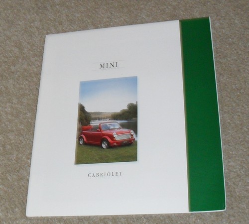 Mini cabriolet brochure - mini,
