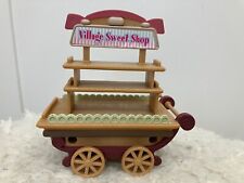 Sylvanian families accessories Vintage village sweet shop wheeled trolley stall