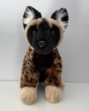 ZSL African Hyena Wild Dog Soft Cuddly Plush Toy Figure 10” By Ravensden