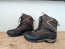 Hi-Tec Asgard 200 Waterproof High Hiking Snow Boots Brown & Black Size UK9