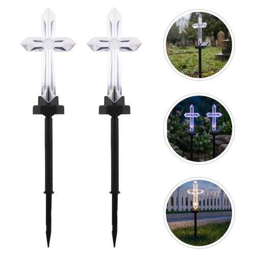 Pcs cemetery solar lights - 2,