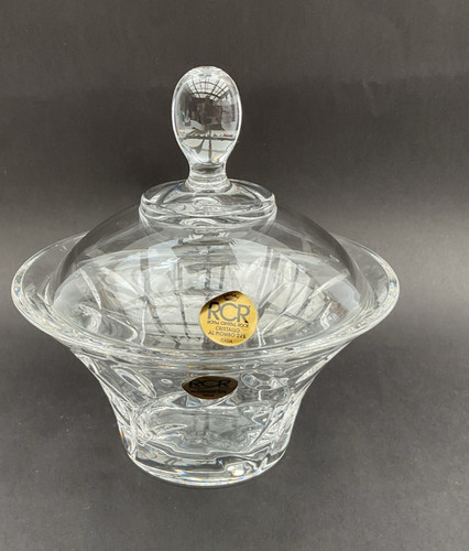 Rcr italy glass lidded - lidded, bon-bon