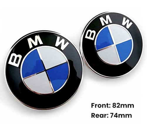 Bmw badge 82mm 74mm - bmw,