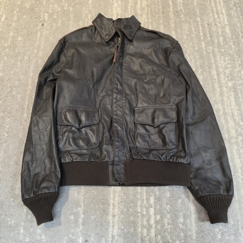 Vtg leather bomber - bomber, flight