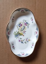 Vintage Coalport Paradise Fine Bone China Trinket Tray.