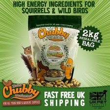 Chubby Forest Feast Squirrel & Wild Animal /Bird Food Natural Seed & Nut Mix 2kg