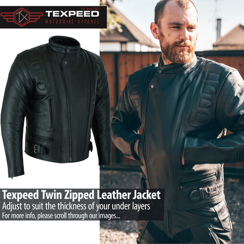 Motorcycle leather jacket - motorcycle,
