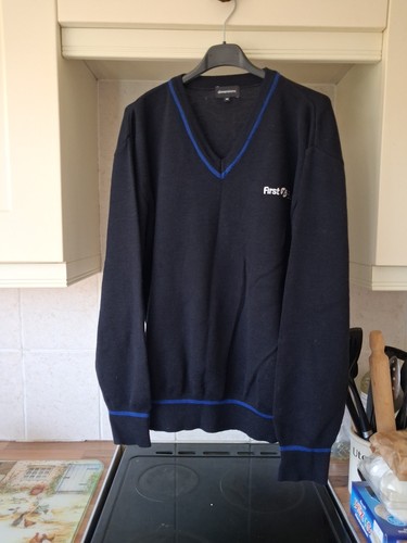 First bus uniform neck - uniform, v-neck