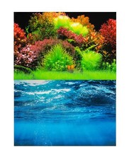 Aquarium Fish Tank Background 2 Sides - 60cm High 2 to 10 FT Lengths