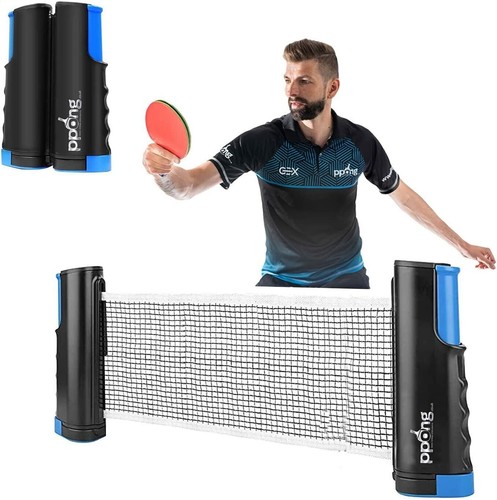 Retractable table tennis - table, net