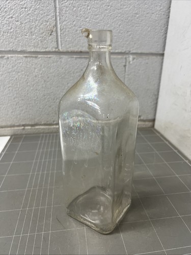 Vintage glass large ink bottle - vintage,