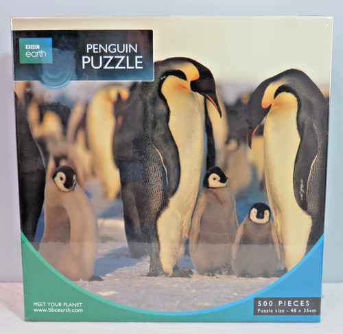 Rare bbc earth penguin jigsaw - bbc,