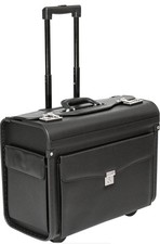 Tassia Rolling Pilot Case, Wheeled Rolling Business Executive Luggage,Cabin Case