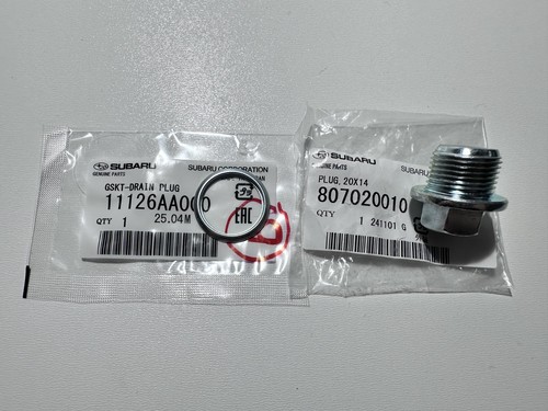 Genuine subaru sump plug - genuine, &