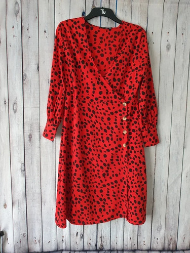 Boohoo wrapover dress size - wrapover,
