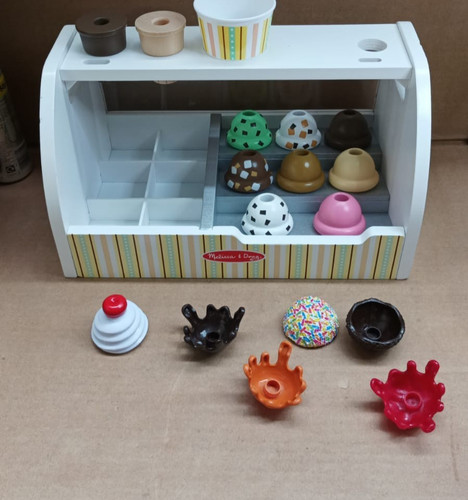 Wooden ice cream toy shop - wooden,