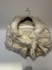 Faux Fur Cream With Flecks Of