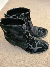 Ara Soft Black Ankle Boots Ladies, EU 36/37(UK-4), Good Condition