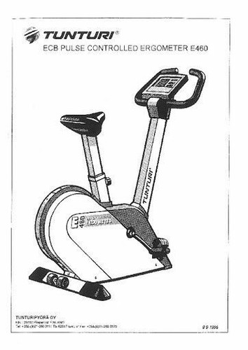 Tunturi cyclette 460 ecb - tunturi,
