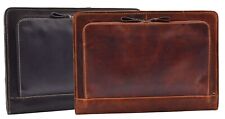 Real Leather Folio Bag A4