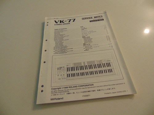 Roland combo organ - vk-77,
