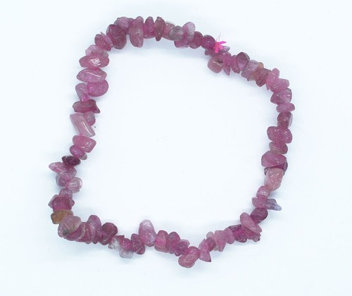 Bracelet chip pink tourmaline - pink,