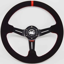 Kode-350mm Deep Suede Steering