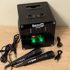 RockJam Singcube karaoke machine 5W rechargeable Bluetooth 2 mics party cube