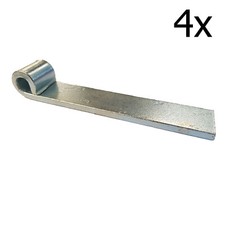 4 x 6" ZINC PLATED STRAIGHT