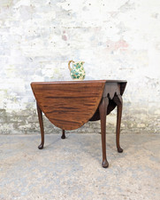 Antique WARING & GILLOW Gateleg Side Table Mahogany Scalloped Edge DELIVERY