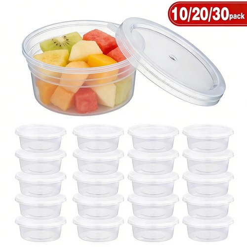 Food containers round plastic - food,