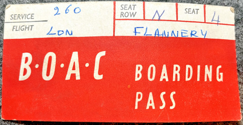 Vintage airline boac boarding - vintage,