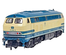 Boxed Fleischmann Piccolo N Gauge Locomotive No. 7233 DB 210 004-8