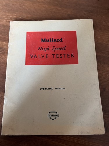 Mullard high speed valve - speed,