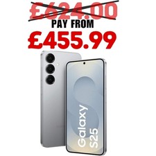 Samsung Galaxy S25 5G - 128GB/256GB - Unlocked AI Smartphone - Silver - A+++