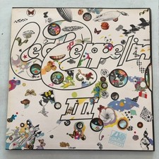Led Zeppelin III Vinyl 1970 LP Atlantic Rock Album Stereo Plum Label