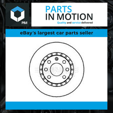 Brake discs pair vented - 2x,