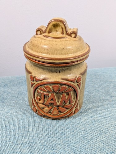 Tremar pottery jam - pottery, jar