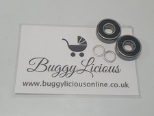 2 X New Bugaboo Donkey 1 2 3 & 5 / Buffalo Front Wheel Bearing / Bearings