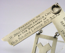 SOLID STERLING SILVER MASONIC
